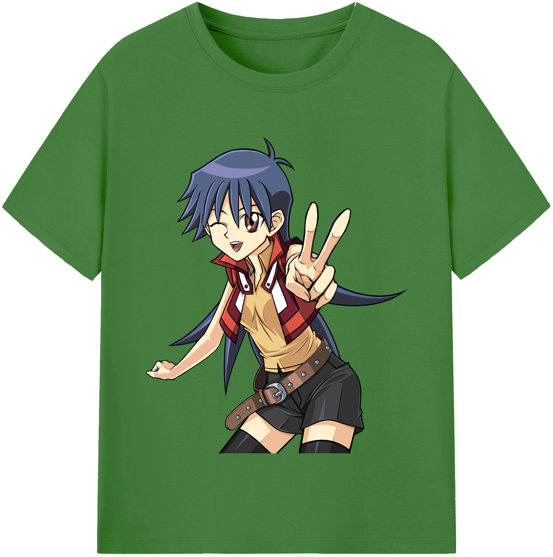 （画像用） 遊☆戯☆王 Yu-Gi-Oh! レディースカジュアルプリントTシャツ（綿100％）